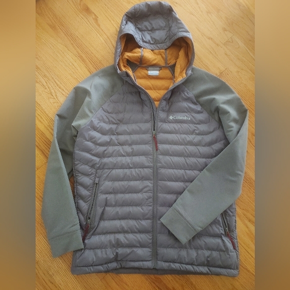 Men's Lightweight Puffer Columbia Jacket - Picture 1 of 4